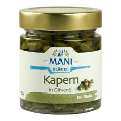 Bio Kapern in Olivenöl 180g von Mani Bläuel