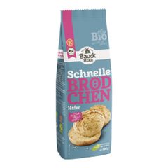 Bio Schnelle Brötchen Hafer 500g - 6er Vorteilspack von Bauck Mühle