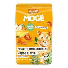 Bio Mangostreifen mit Apfel 25g - 12er Vorteilspack von Mogli