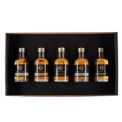 Whisky Selection Made in Austria - Whisky-Minibox 5 x 50ml von der Whiskyerlebniswelt Haider - Geschenkidee für Whisky Liebhaber