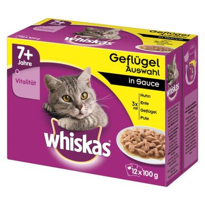 Whiskas Beutel Geflügelauswahl 7+Jahre 12x100g von Whiskas