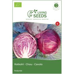 Bio Rotkohl Rodynda 3.9g Saatgut von Living Seeds
