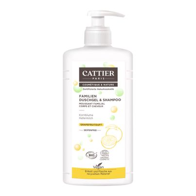Bio Families Duschgel & Shampoo 500ml from Cattier Paris