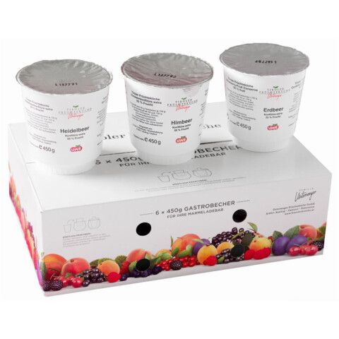 Gastro TFK strawberry 450g - value pack of 6 from Unterweger Jams UWE