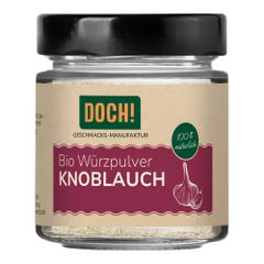 Bio Würzpulver Knoblauch 60g - 6er Vorteilspack von Doch! Geschmacks-Manufaktur