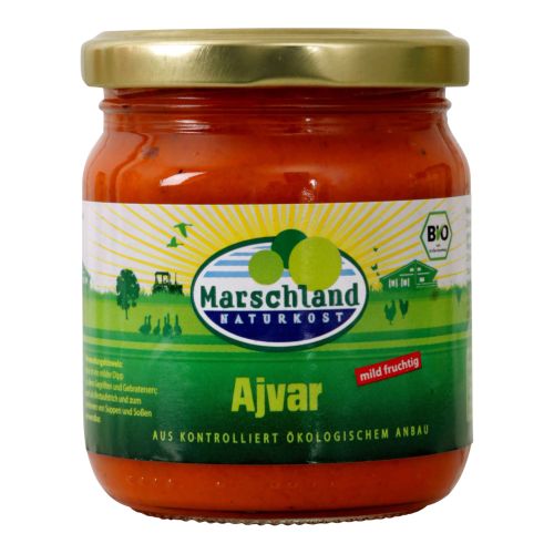 Organic Ajvar mild 200g - value pack of 6 from Marschland