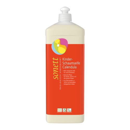 Bio Kinder Schaumseife Calendula 1000ml - 6er Vorteilspack von sonett