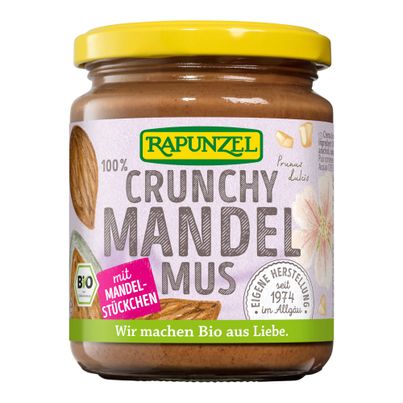 Bio Mandelmus Crunchy 250g - 6er Vorteilspack von Rapunzel