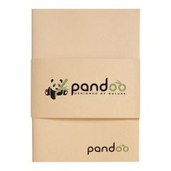 Organic bamboo notebooks DIN A5 - value pack of 5 from Pandoo