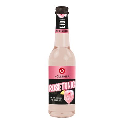 Bio Rose Tonic Sparkling Flowers 330ml - 12er Vorteilspack von Höllinger