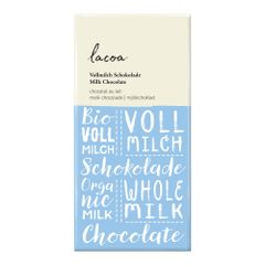 Bio Vollmilch Schokolade 100g - 10er Vorteilspack von Lacoa