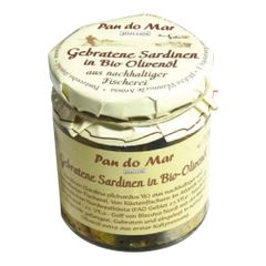Bio Gebratene Sardinen in Olivenöl 220g - 6er Vorteilspack von Pan Do Mar