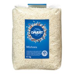 Bio Milchreis weiß rund 1000g - 8er Vorteilspack von Davert