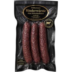 Rindwürstel ohne Schweinefleisch 3er 250g von Danke Bauer
