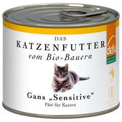 Bio Katzenfutter Paté Gans 200g - 12er Vorteilspack von Defu