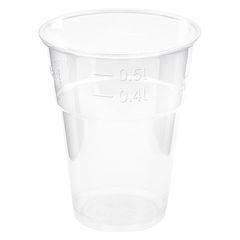 Trinkbecher PLA klar 05l 50Stück von Wimex