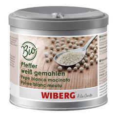 Bio Pfeffer weiß gemahlen ca. 250g 470ml von Wiberg