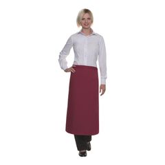 Bistroschürze Basic Bordeaux 3er von Karlowsky Pure