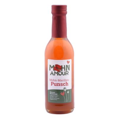 Poppy seed apricot punch 30 percent 250ml - Made with love from Mohn Amour in the Waldviertel - to enjoy