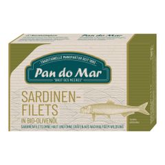 Bio Sardinen in Olivenöl 120g - 10er Vorteilspack von Pan Do Mar