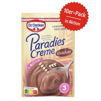 Dr. Oetker Paradies Creme Schokolade 10er-Pack