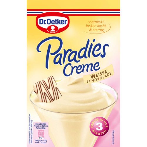 Dr. Oetker Paradies Creme Weiße Schokolade - 70g
