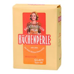 Weizenmehl 480 glatt 1000g von Küchenperle