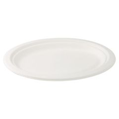 Zuckerrohr Teller oval 26x20cm 50Stück von Wimex