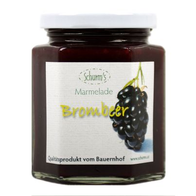 Waldbrombeer Marmelade 200g von Obsthof Schurm - Schurms