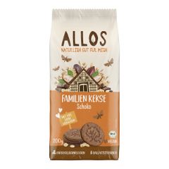 Bio Familienkeks Schoko 200g - 12er Vorteilspack von Allos
