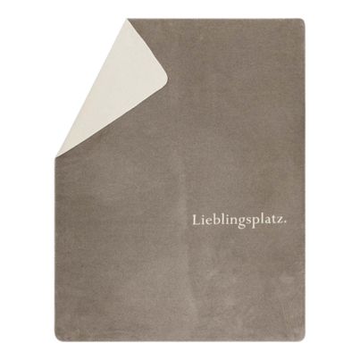 Fluffy Soft Blanket Lieblingsplatz Color Smoke 150x200cm by David Fussenegger