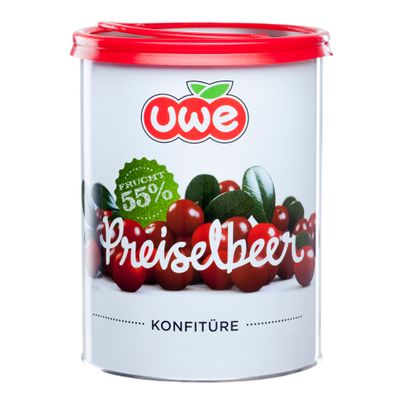 Preiselbeer Konfitüre herb 55% 4500g von Unterweger Konfitüren UWE