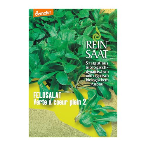 Bio Feldsalat Verte á Coeur Plein2 Saatgut - 1 Beutel - 5er Vorteilspack von Reinsaat