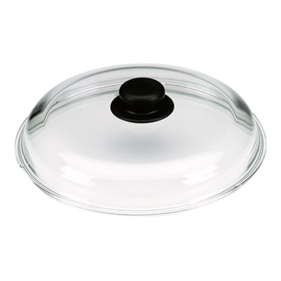 Glasdeckel mit Edelstahlrand24cm  von Testrut (De) Gmbh