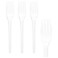 Gabeln Bio-CPLA weiß 163cm 50Stück von Decor Service