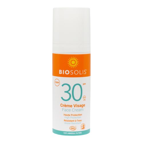 Organic face cream LSF 30 50ml from Biosolis