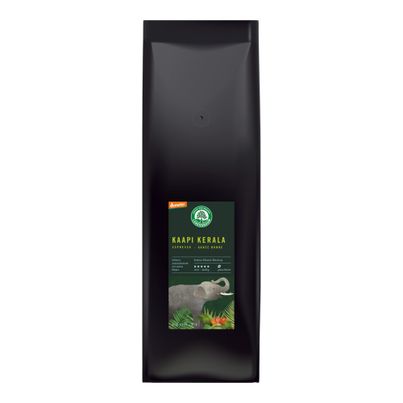 Bio Indien Kaapi Kerala Kaffee Espresso ganze Bohne 1000g - Kaffee von Lebensbaum