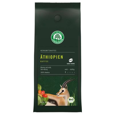 Bio Äthiopien Yirgacheffe Bohne 250g von Lebensbaum