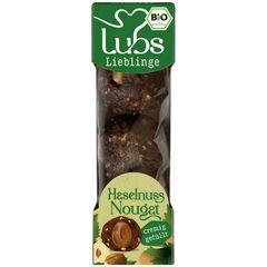 Bio Fruchtkugeln mit Haselnussnoug 60g - 12er Vorteilspack von Lubs