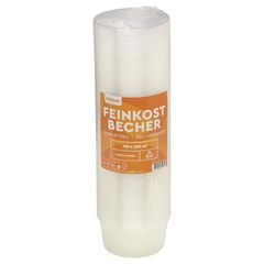 Bio Feinkostbecher rund 250ml 100Stück von Belesse
