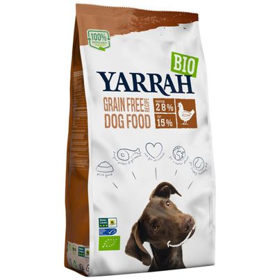 Bio Yarrah Hundefutter Erwachsene Huhn 10kg - Tierfutter von Yarrah