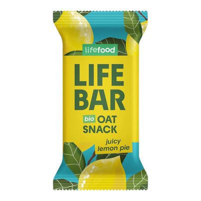 Bio Hafer Snack Zitrone 40g - 15er Vorteilspack von Lifebar