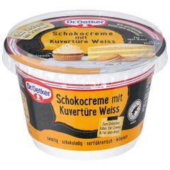 Dr. Oetker Schokocreme mit Kuvertüre Weiß