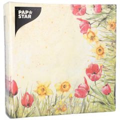 Servietten Tulip&Daffod40x40cm 50 Stk. von Papstar