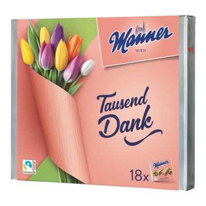 Manner Original Neapolitaner Schnitten 18er Geschenkpackung Tausend Dank 1350g