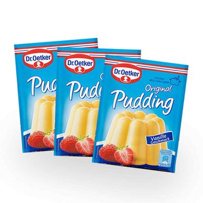 Dr. Oetker Original Pudding Vanille-Geschmack 3er - 112,5g