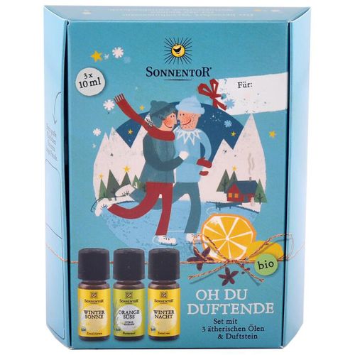 Bio - Oh du duftende - Ätherische Öle Geschenk Set 3 x 10ml