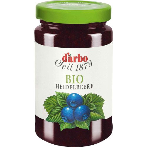 Darbo blueberry organic jam 260g