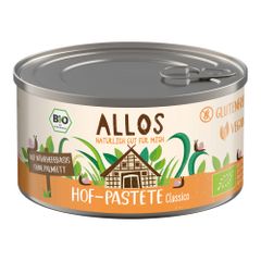 Bio Hof-Pastete Classico 125g - 12er Vorteilspack von Allos