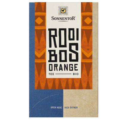 Organic Rooibos-Orange Tea 18 bags - value pack of 6 from Sonnentor